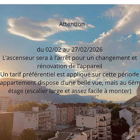 דירה Le Jean Mace, 200m Gare, Clim. גרנובל